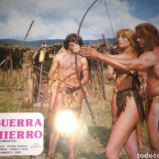 Cine: LA GUERRA DEL HIERRO SET COMPLETO 12 UNIDADES-ESTRENO-SAMPASCO-LOBBY CARDS-. Lote 233600455