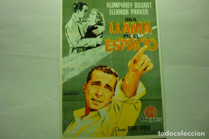 Cine: postal una llama en el espacio.-humphrey bogart