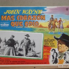 Cine: AAR39 CENTAUROS DEL DESIERTO JOHN WAYNE NATALIE WOOD JOHN FORD LOBBY CARD ORIGINAL MEJICANO