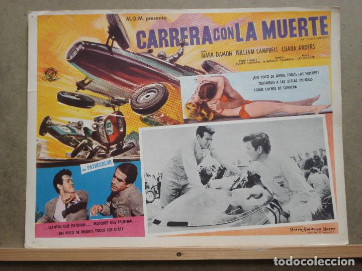 Cine: AAS11 THE YOUNG RACERS ROGER CORMAN FORMULA 1 GRAND PRIX AUTOMOVILISMO LOBBY CARD ORIGINAL MEJICANO
