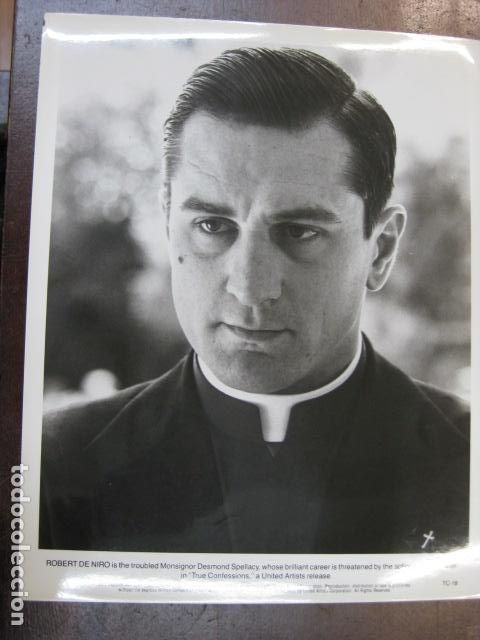 Cine: confesiones verdaderas true confesions - FOTO ORIGINAL B/N - robert de niro