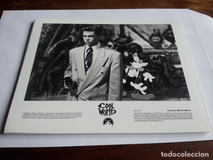 Cinema: cool world, una rubia entre dos mundos - brad pitt - foto original B/N paramount a&ntilde;o 1992