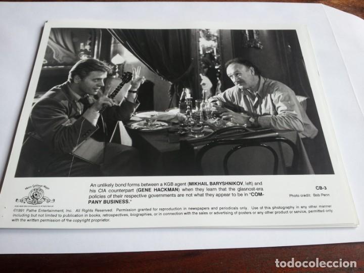 Cinema: Esp&iacute;as sin fronteras - Gene Hackman, Mikhail Baryshnikov - foto original B/N m.g.m a&ntilde;o 1991