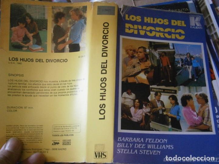 Cinema: LOS HIJOS DEL DIVORCIO, CARATULA DE VIDEOCLUB ORIGINAL. (SOLO CARATULA)