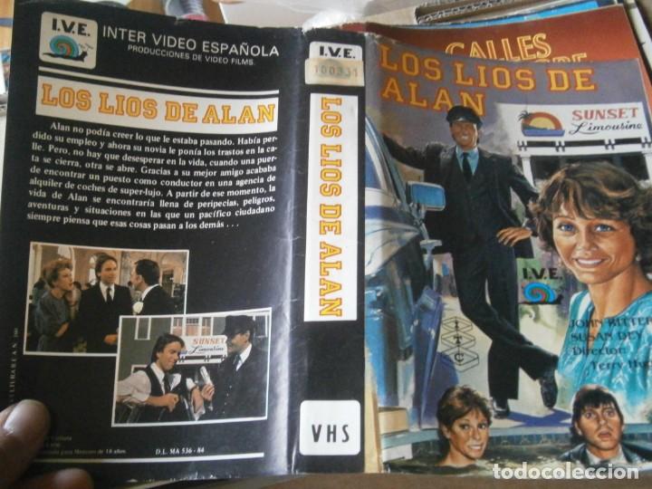 Kino: LOS LIOS DE ALAN, CARATULA DE VIDEOCLUB ORIGINAL. (SOLO CARATULA)