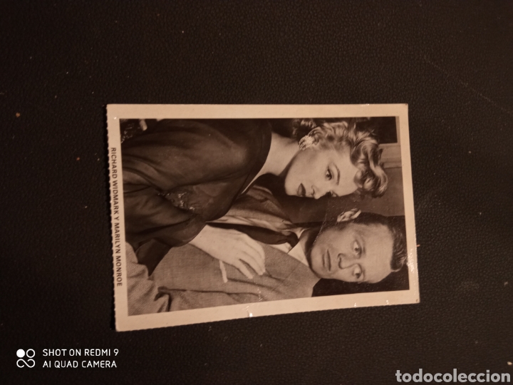Cine: POSTALES DE DE CINE PRODUCTOS COMPACTOS S.A.(Richard Widmark y Marilyn Monroe)
