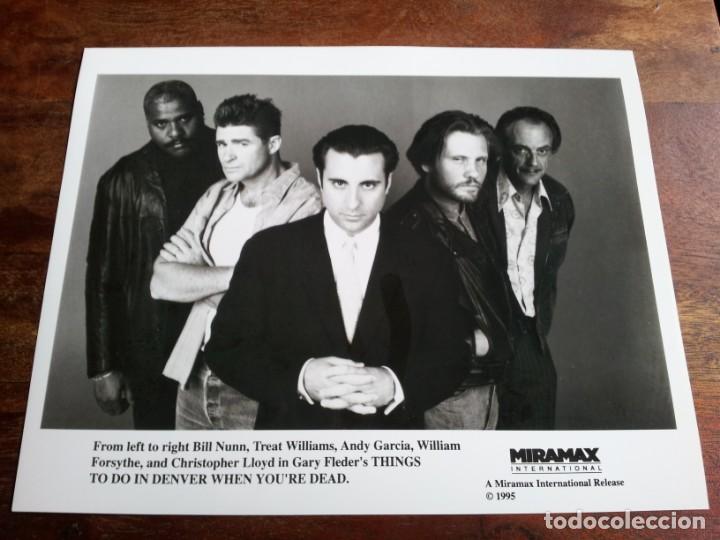 Cine: cosas que hacer en Denver... - andy garcia,bill nunn,treat william - foto original b/n miramax 1995
