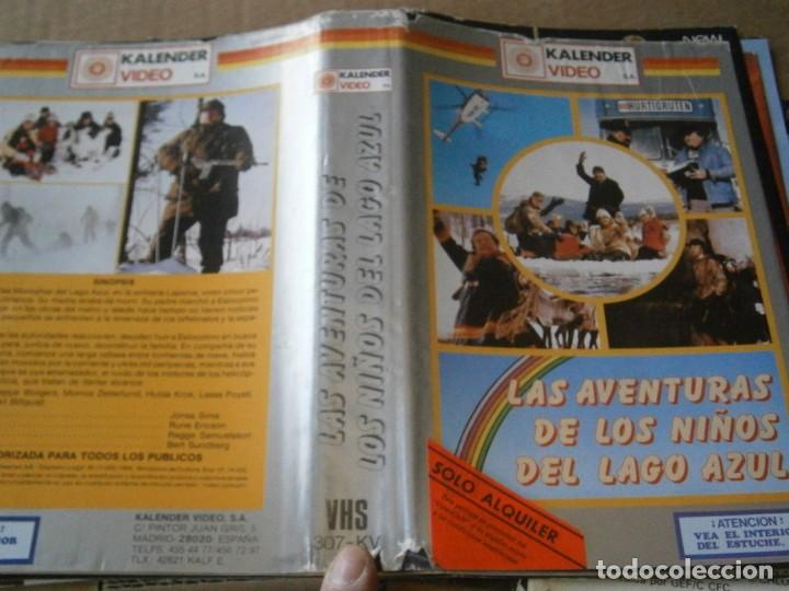 Cinema: LAS AVENTURAS DE LOS NI&Ntilde;OS DEL LAGO AZUL, CARATULA DE VIDEOCLUB ORIGINAL. (SOLO CARATULA)