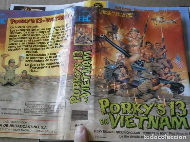 Cinema: PORKYS 4, CARATULA DE VIDEOCLUB ORIGINAL. (SOLO CARATULA)