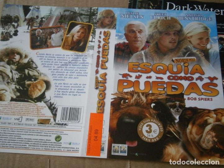 Cine: ESQUIA COMO PUEDAS, CARATULA DE VIDEOCLUB ORIGINAL. (SOLO CARATULA)
