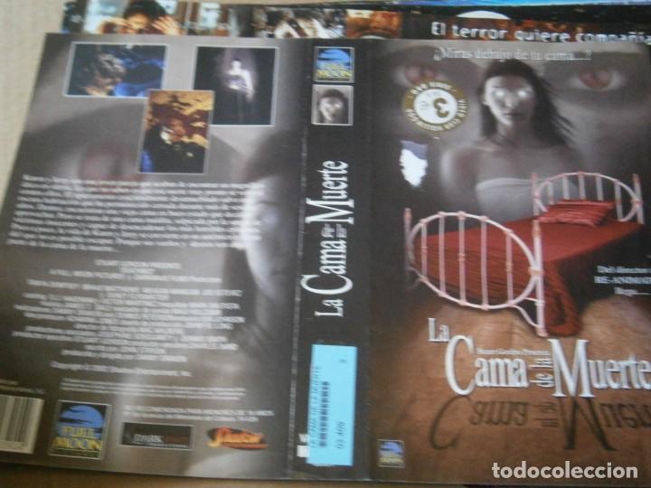 Cine: LA CAMA DE LA MUERTE, CARATULA DE VIDEOCLUB ORIGINAL. (SOLO CARATULA)