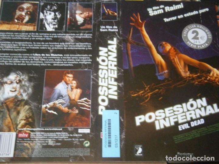 Cinema: POSESION INFERNAL, CARATULA DE VIDEOCLUB ORIGINAL. (SOLO CARATULA)