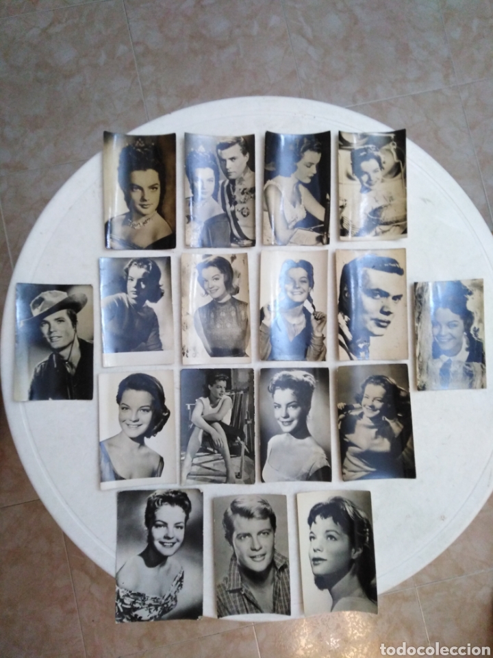 Cine: Lote de 17 fotograf&iacute;as actores y actrices de cine