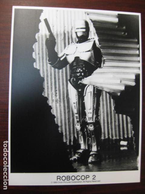 Cine: robocop 2 - foto original b/n - peter weller - irvin kershner film