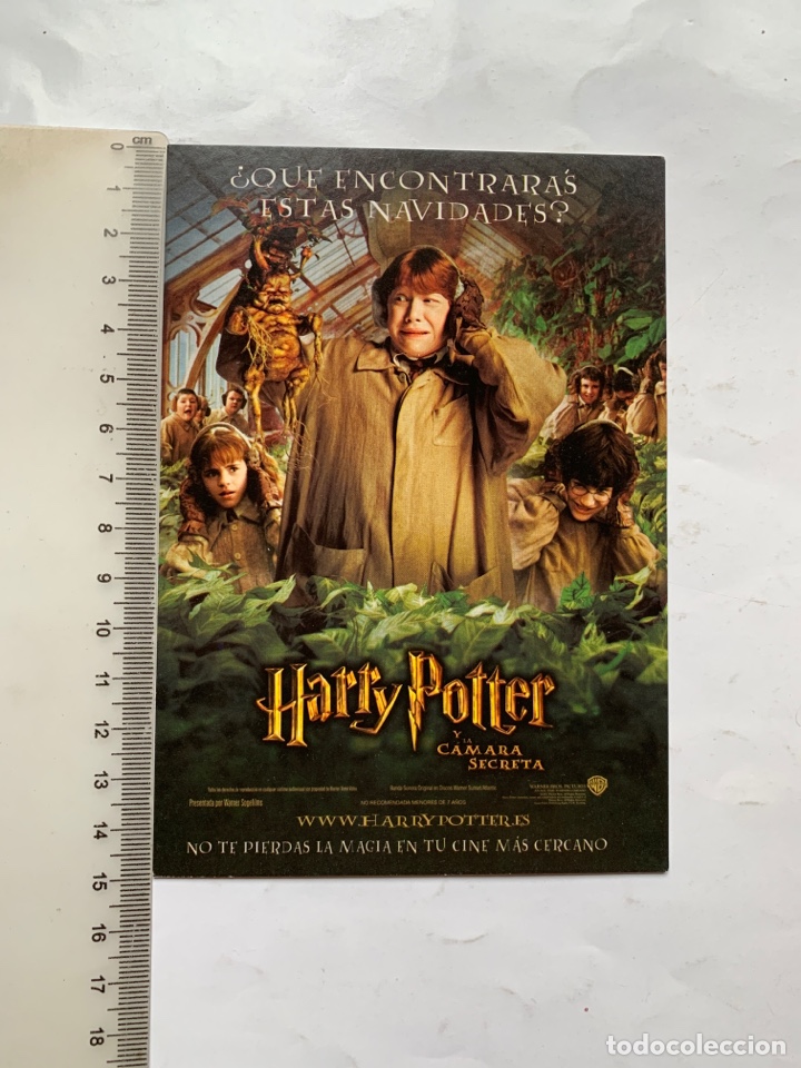 Cinema: POSTAL. HARRY POTTER Y LA C&Aacute;MARA SECRETA. WB. POSTALFREE.