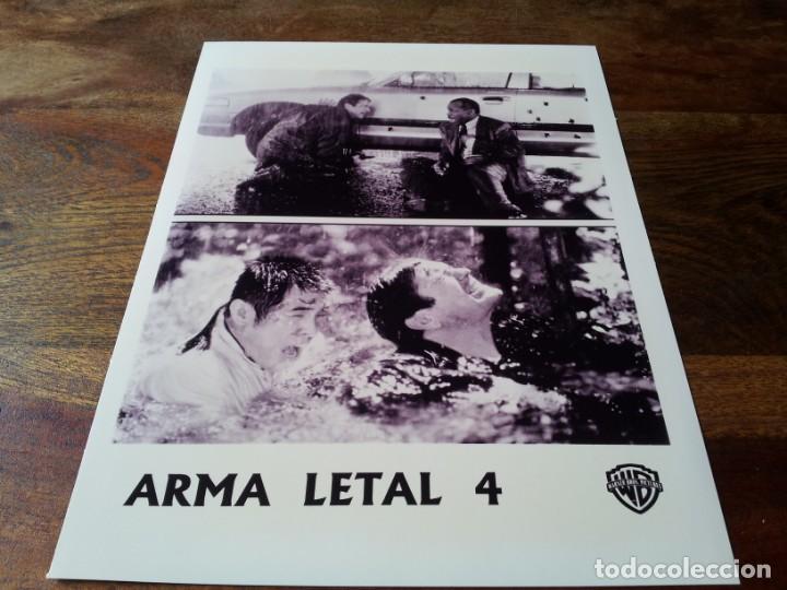 Cine: arma letal 4 - Mel Gibson, Danny Glover, Jet Li - foto original warner bros 1998
