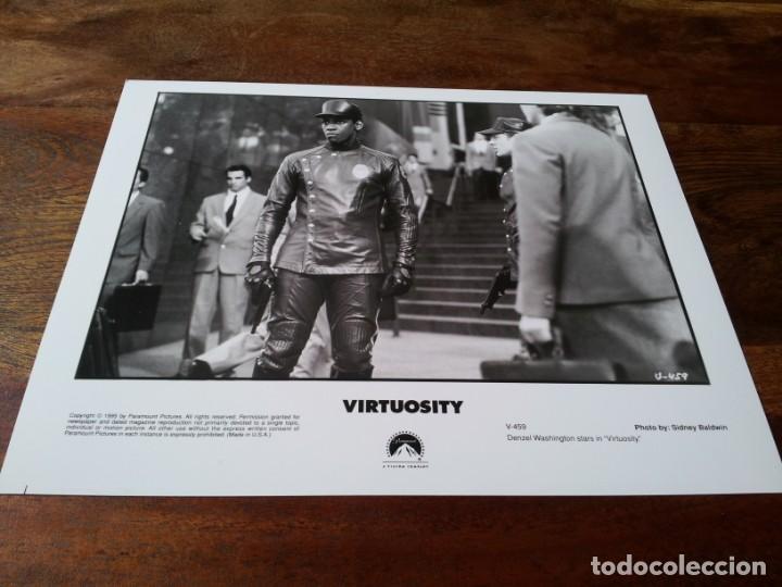 Cine: virtuosity - denzel washington - foto original paramount 1995