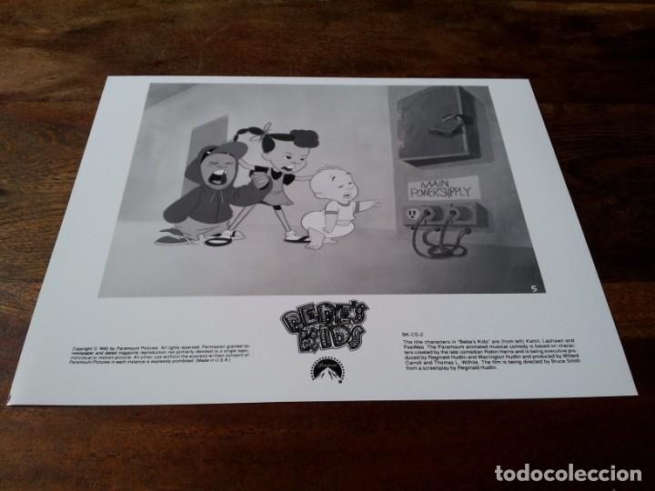 Cine: Tres diablitos van al cielo - animacion - foto original b/n paramount 1992