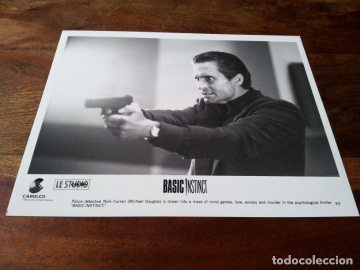 Cine: instinto basico - michael douglas - foto original carolco 1992