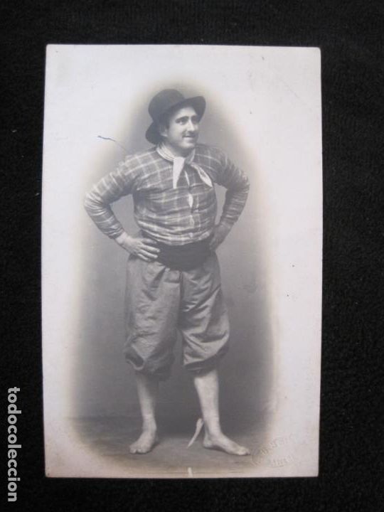 Cine: MIQUEL SIRVENT-ACTOR-FOTOGRAFICA-SELLO EN SECO G.SERRA-POSTAL ANTIGUA-(77.797)