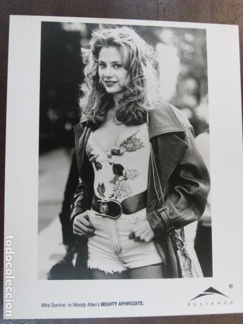 Cine: mira sorvino - foto original b/n - poderosa afrodita mighty aphrodite woody allen