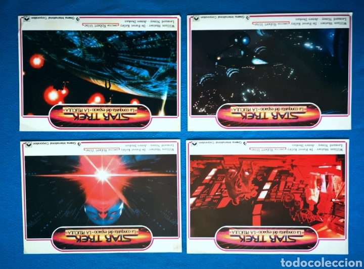 Cine: STAR TREK - LA CONQUISTA DEL ESPACIO - 4 FOTOCROMOS