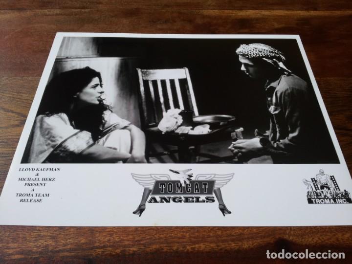 Cine: Tomcat Angels - Daphne Rogers, Craig Shoemaker - foto original b/n troma inc 1991 lloyd kaufman