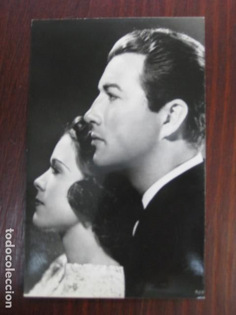 Cine: robert taylor - postal original b/n - american film actor