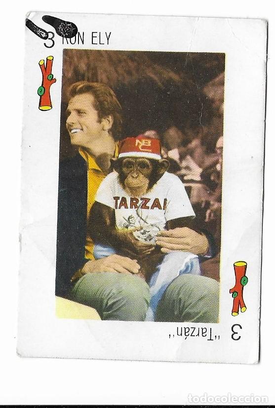 Cine: TELE BANCO CANCI&Oacute;N: CROMO actor *RON ELY* TARZAN