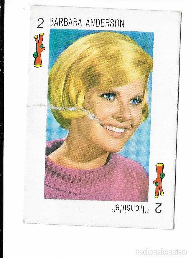 Cine: TELE BANCO CANCI&Oacute;N: CROMO actriz *BARBARA ANDERSON* IRONSIDE