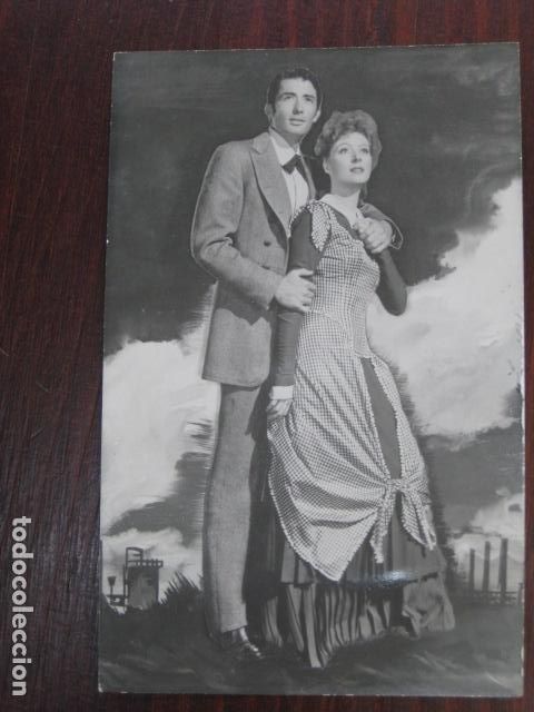Cine: gregory peck greer garson - postal original b/n - el valle del destino The Valley of Decision