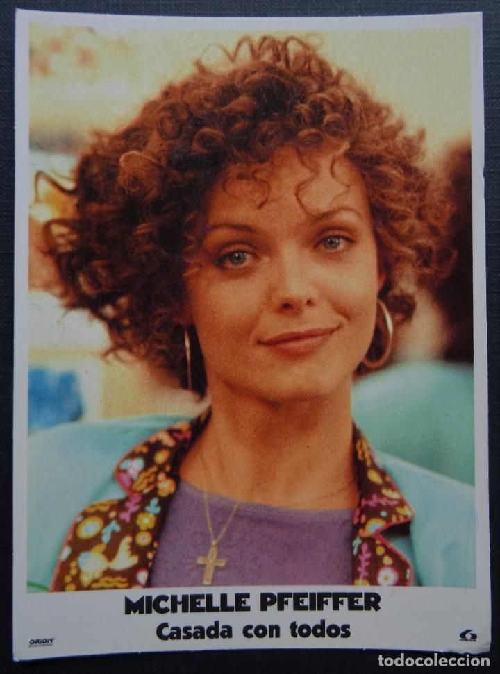 Cine: Pel&iacute;cula Casada con Todos de Michelle Pfeiffer. Postal de Yo amo al cine sin circular