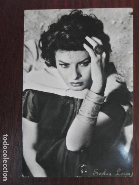 Cine: sophia sofia loren - postal original b/n - Italian film actress