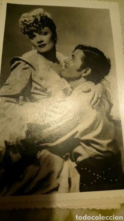 Cine: Marlene dietrich postal de los 80