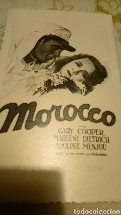 Cine: Marlene dietrich postal de los 80