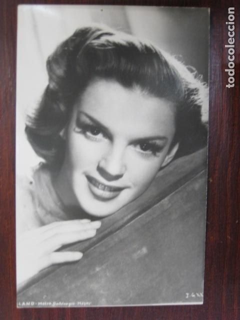 Cine: judy garland - postal original b/n - American film actress