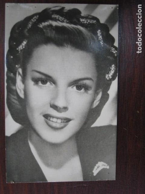 Cine: judy garland - postal original b/n - American film actress