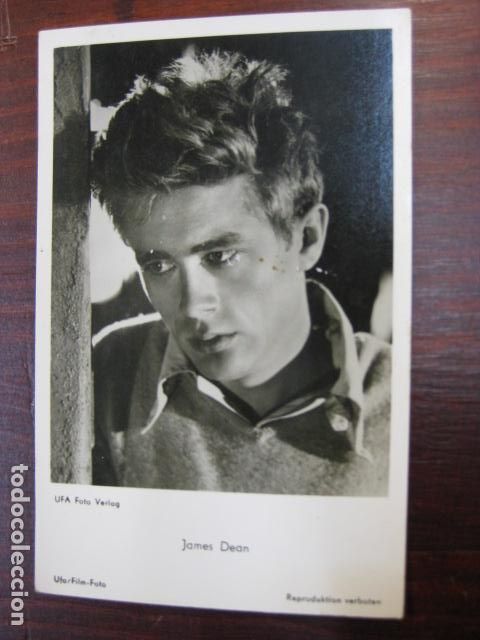 Cine: james dean - postal original b/n - american actor - ufa film foto