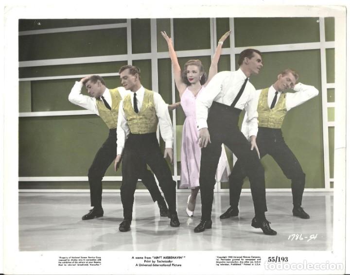 Cinema: F28825D PIPER LAURIE RORY CALHOUN AIN'T MISBEHAVIN FOTO COLOR ORIGINAL AMERICANA