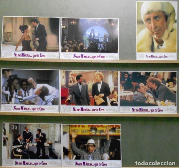 Cine: XB75D NO ME MIENTAS QUE TE CREO GENE WILDER RICHARD PRYOR SET COMPLETO 8 FOTOCROMOS ORIGINAL ESTRENO