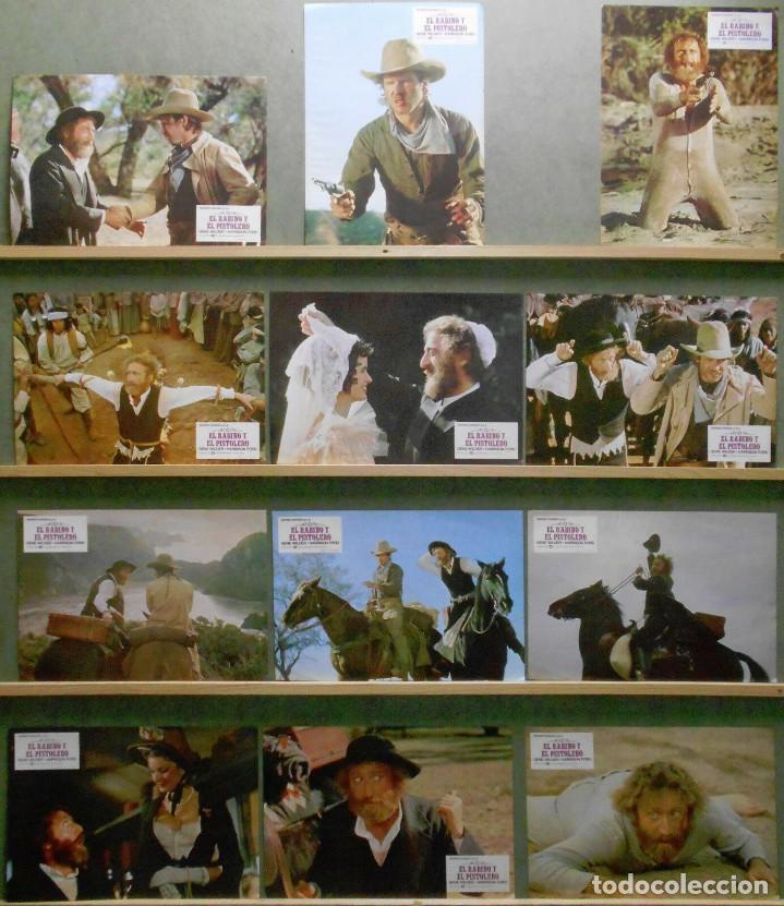 Cine: XB74D EL RABINO Y EL PISTOLERO HARRISON FORD GENE WILDER SET COMPLETO 12 FOTOCROMOS ORIGINAL ESTRENO