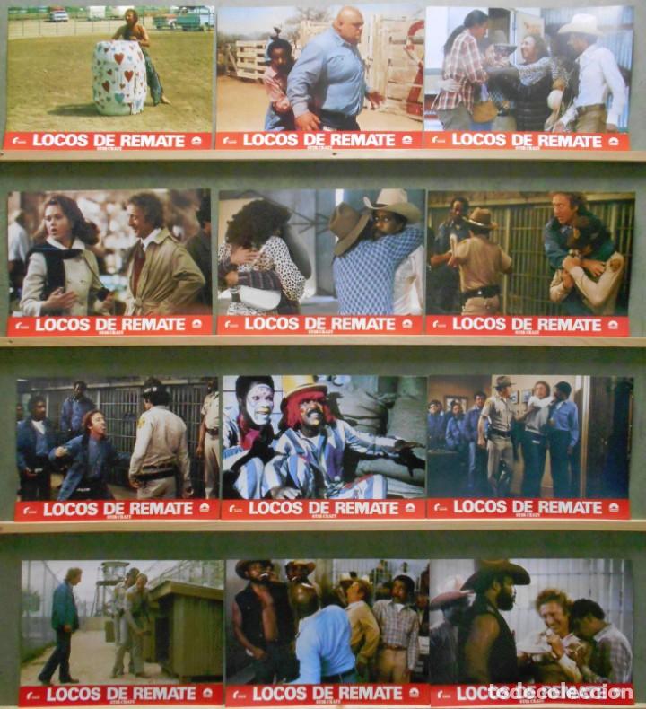 Cinema: XB77D LOCOS DE REMATE GENE WILDER RICHARD PRYOR SET COMPLETO 12 FOTOCROMOS ORIGINAL ESTRENO