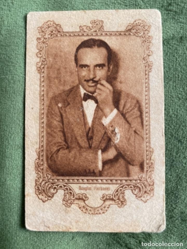 Kino: ANTIGUO CROMO CINE ACTOR DOUGLAS FAIRBANKS LACTYL PUBLICIDAD