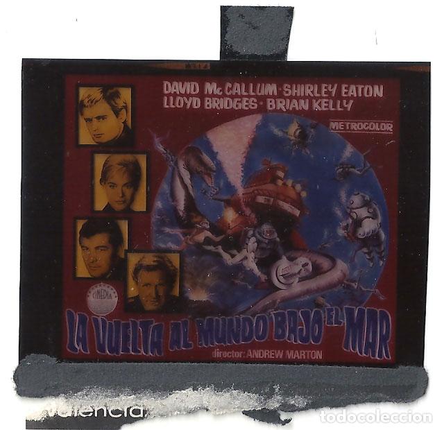 Kino: F31944 LA VUELTA AL MUNDO BAJO EL MAR SHIRLEY EATON TRANSPARENCIA ORIGINAL