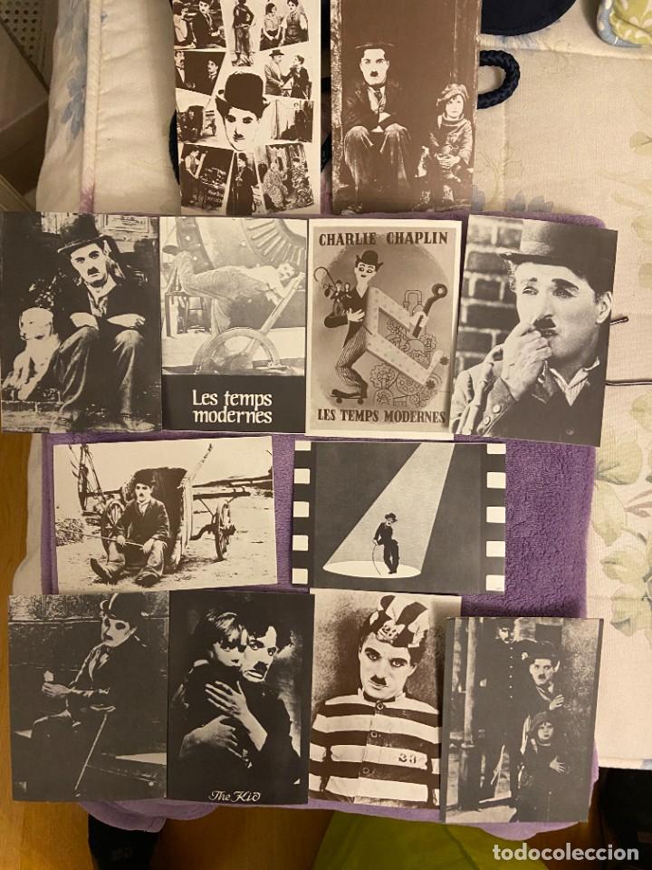 Cine: charlie chaplin 12 postales nuevas