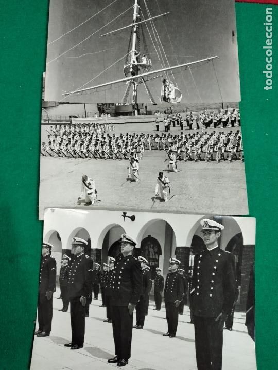 Cine: TRES FOTOGRAFIAS DE LA PELICULA BOTON DE ANCLA. 18 X 24 CM.