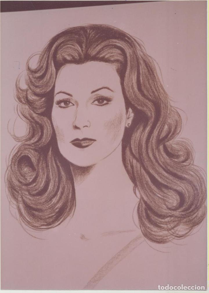 Cine: Roc&iacute;o Jurado. Fotograf&iacute;a de un retrato firmado por B. Viance