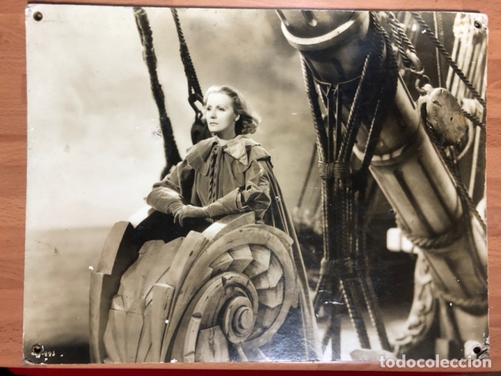 Cine: Fotocromo la reina Cristina de Suecia Greta Garbo