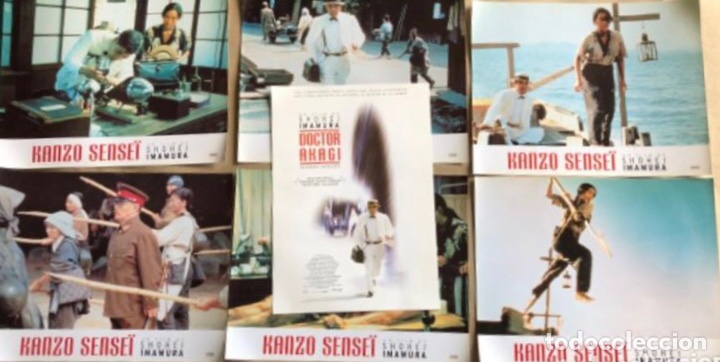 Cine: DOCTOR AKAGI (KANZO SENSEI) (SHOHEI IMAMURA 1998). LOTE DE 6 FOTOCROMOS + GU&Iacute;A DE LA PEL&Iacute;CULA.