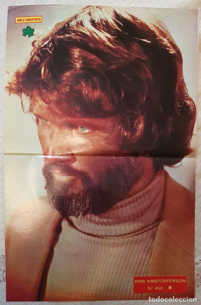 Póster Kris Kristofferson Revista Diez Minuto Comprar Fotos Y